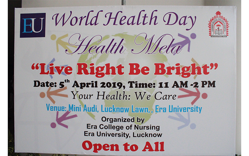 Health Mela, Era College Of Nursing